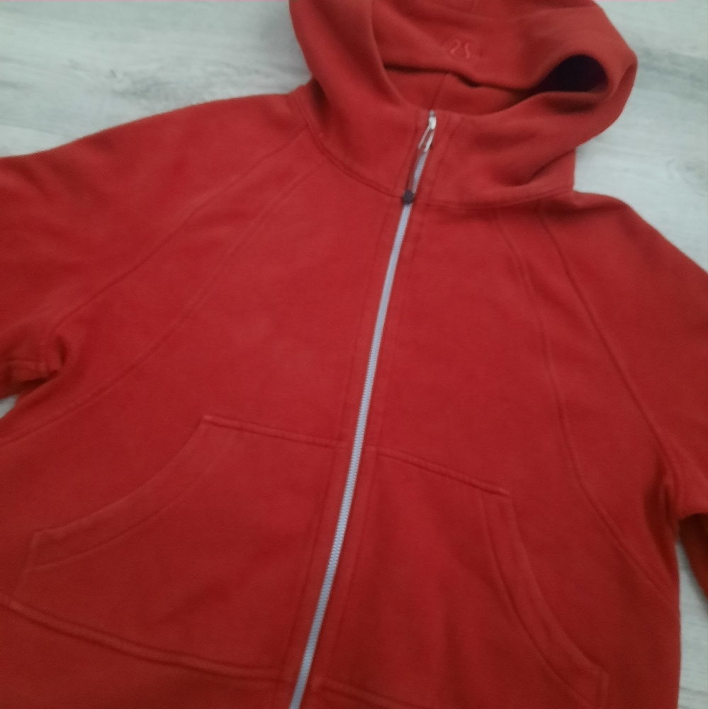 Lululemon Rust Scuba Zip Up Hoodie - Picture 2 of 8